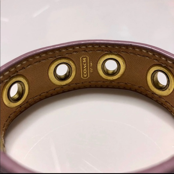 Lavender Coach Grommets Bracelet - Picture 3 of 8